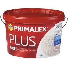 Farba na stenu Primalex Plus biela 7,5 kg-thumb-0