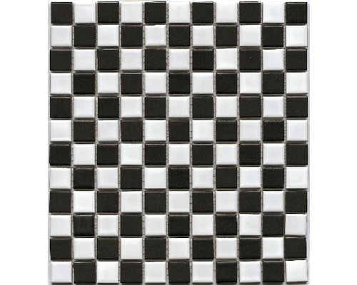Keramická mozaika BM 148 čierna/biela 30,2 x 33 cm-0