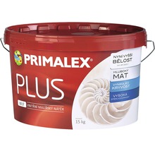 Farba na stenu Primalex Plus biela 15 kg-thumb-0