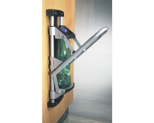 Zdvihák na nápojové prepravky na montáž na stenu s fľašou