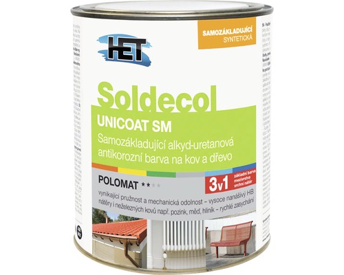 HET MIX Soldecol Unicoat SM polomat 0,75l báza A na miešanie-0