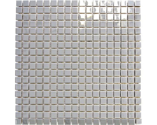 Mozaika z nerezovej ocele XCE 15G strieborná 30 x 30 cm-0