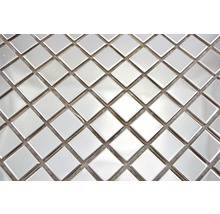 Mozaika z nerezovej ocele XCE 15G strieborná 30 x 30 cm-thumb-2