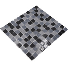 Sklenená mozaika CM 4999 mix čierna 30,5x32,5 cm-thumb-2