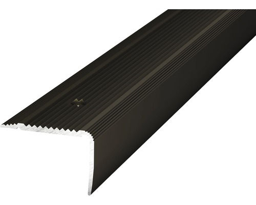 ALU ukončovacia lišta NOVA bronz 30x20mm/2,5 m (predvŕtaná) Hliníkový schodiskový profil