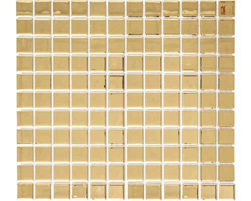 Sklenená mozaika CM 4GO1 zlatá 30,5x32,5 cm