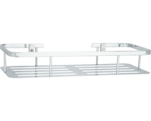 Rohová polica z kovu na montáž na stenu