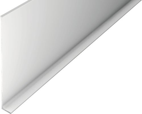 ALU soklová lišta strieborná bez dierovania 100x11x2700 mm Rohový profil z plastu