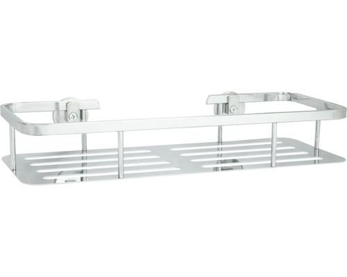 Kovová rohová polica do kúpeľne