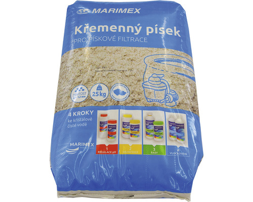 Kremičitý piesok pre pieskové filtrácie v 25 kilogramovom balení