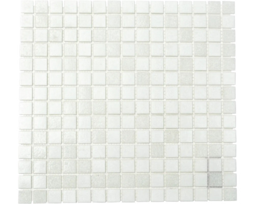 Sklenená mozaika A 112 mix biela 30,5x32,5 cm-0