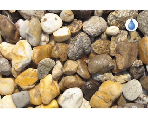 Dekoratívne okrasné kamienky zblízka