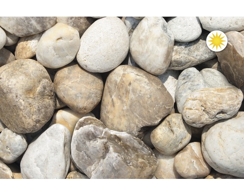 Dekoratívne riečne kamienky do záhrady