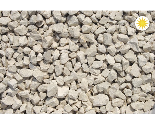 Detailný záber vápencovej drviny