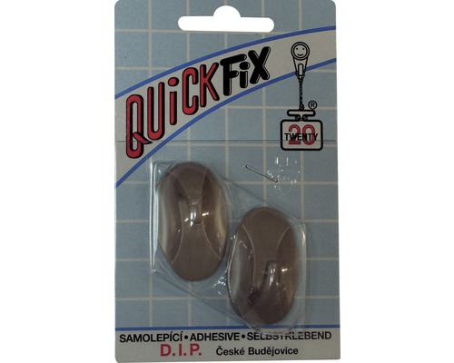 Samolepiaci háčik QuickFix Typ 2 béžový - blister