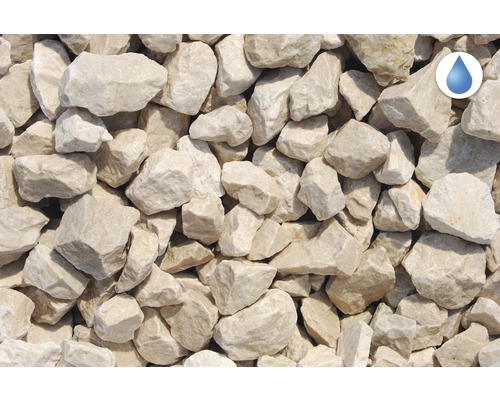 Vápenec okrasný štrk ako výplňový materiál v záhradníctve