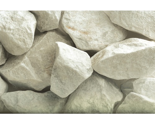 Dekoratívne biele mramorové okruhliaky