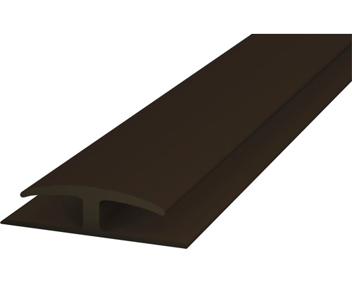 PVC prechodová lišta hnedá nasúvacia 30x1000 mm