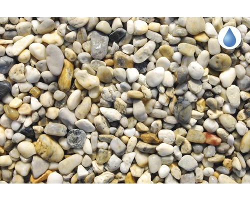 Detailný pohľad na okrasný štrk pre vonkajšie použitie