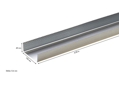 Stropný profil z kovu, dĺžka 4,00 metrov
