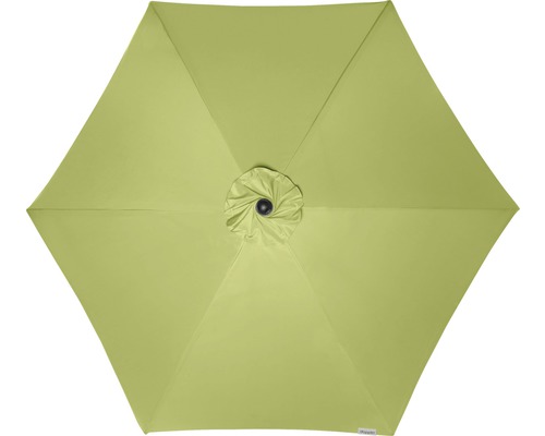 Záhradný slnečník zdola