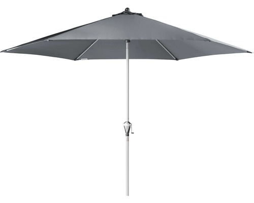 Slnečník so stredovou tyčou naklápací s kľukou Doppler ACTIVE 320 cm antracitový Obdĺžnikový slnečník s kľukovým mechanizmom