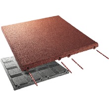 Dlaždica tlmiaca pád s prepojovacími kolíkmi