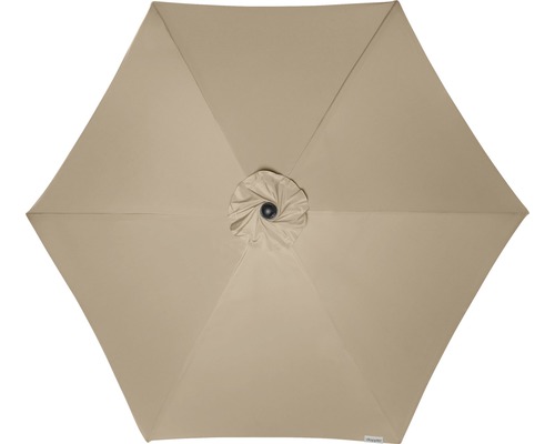 Pohľad zhora na šesťhranný slnečník