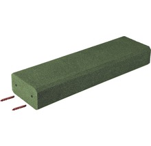 Obrubník z gumového granulátu s upevňovacím materiálom