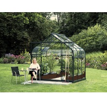 Skleník Vitavia Diana 5000 sklenený 3 mm 264x195 cm zelený