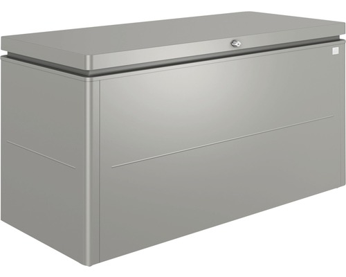 Záhradný box na podušky Biohort LoungeBox 160, 160x70x83,5 cm sivý metalický