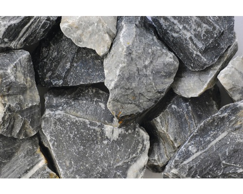 Sivé ozdobné kamene z mramoru