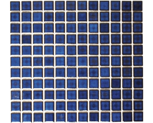 Keramická mozaika M 451 modrá 30,2 x 33 cm