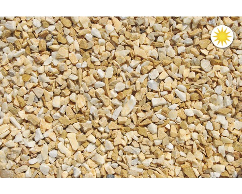 Detailný záber dekoratívneho štrku pre záhradné a krajinárske úpravy