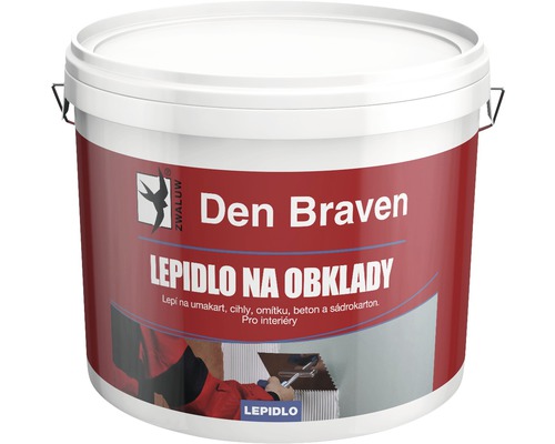 Disperzné lepidlo na obklady DEN BRAVEN D1E biele 1 kg