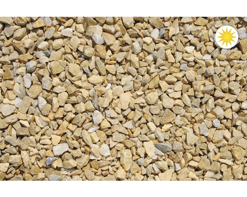 Kamenná drť mramorová 8–12 mm zlatý oker balenie 10 kg