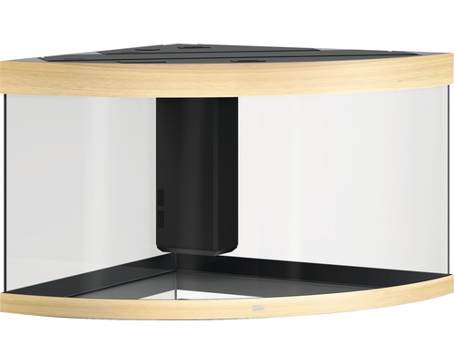 Rohové akvárium s filtrom