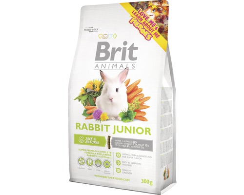 Krmivo pre králiky Brit Animals Rabbit Junior Complete 300 g