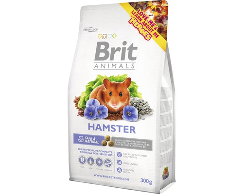 Krmivo pre škrečky Brit Animals Hamster Complete 300 g