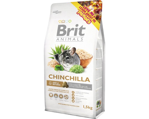 Krmivo pre činčily Brit Animals Chinchila Complete 1,5 kg