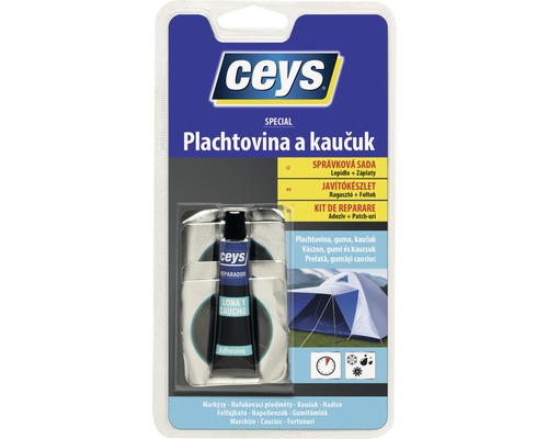 Lepidlo Ceys Special na plachtovinu a kaučuk 7 ml + 4 záplaty