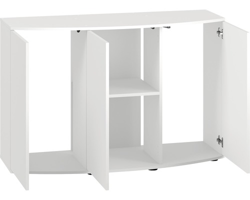 Skrinka pod akvárium s dvierkami a policami