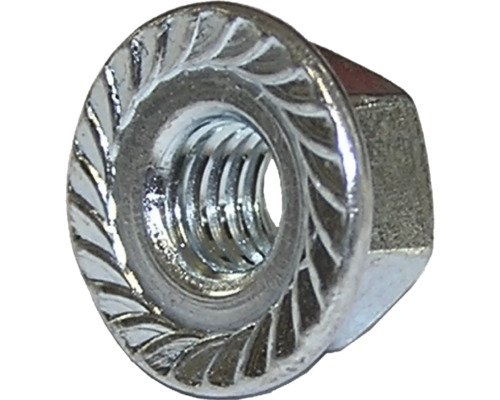 Kovová príruba matica na upevnenie komponentov