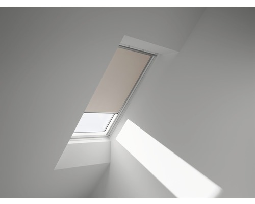Roleta na strešné okno so solárnym ovládaním béžová DSL C02 4556S