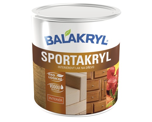 Lak na drevo BALAKRYL SPORTAKRYL V1602 lesklý interiérový 700 g ekologicky šetrné