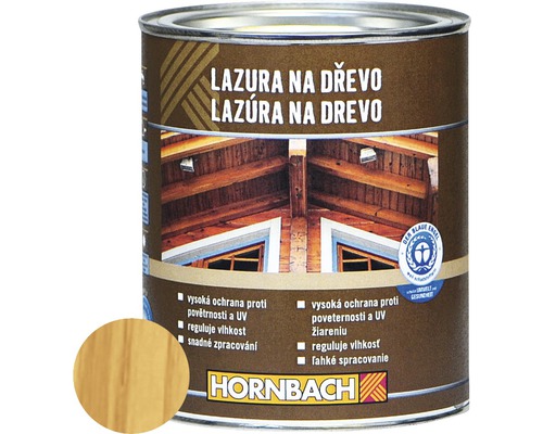 Lazúra na drevo Hornbach 0,75 l borovica