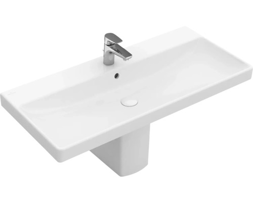 Keramické umývadlo s batériou a stĺpom