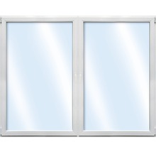 Plastové okno dvojkrídlové ARON Basic biele 1350 x 500 mm-thumb-0