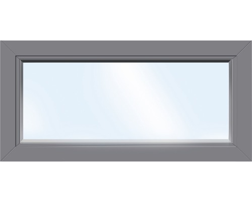 Plastové okno fixné zasklenie ARON Basic biele/antracit 800 x 400 mm (neotvárateľné)