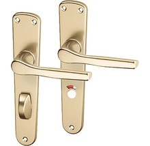 Sada dverového kovania s otočným gombíkom pre kúpeľne a toalety